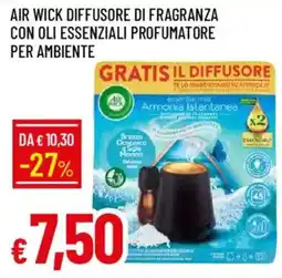 IperFamila Air wick diffusore di fragranza con oli essenziali profumatore per ambiente offerta