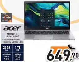 Unieuro acer ASPIRE GO 15 [AG15-42P-R909) offerta