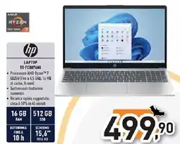 Unieuro hp LAPTOP 15-FC0076NL offerta