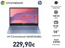 Unieuro HP Chromebook 14ANF0018NL offerta