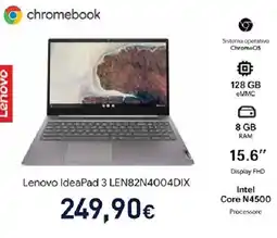 Unieuro Lenovo IdeaPad 3 LEN82N4004DIX offerta