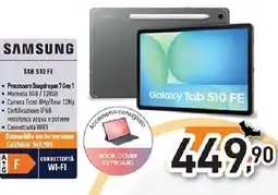 Unieuro SAMSUNG TAB S10 FE offerta