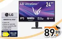 Unieuro LG MONITOR FULL HD 24" offerta