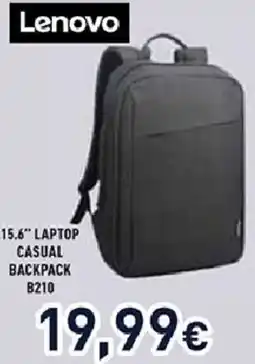 Unieuro Lenovo 15.6" LAPTOP CASUAL BACKPACK B210 offerta