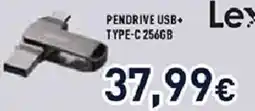 Unieuro Lexar PENDRIVE USB+ TYPE-C 256GB offerta