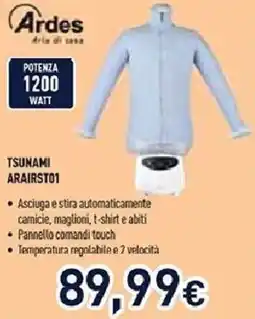Unieuro Ardes tsunami arairst01 offerta