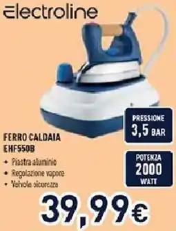Unieuro Electroline FERRO CALDAIA EHF550B offerta