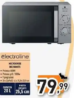 Unieuro Electroline MICROONDE MEZO8MTS offerta