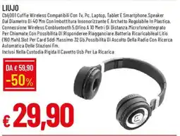 IperFamila LIUJO Cblj001 Cuffie Wireless offerta