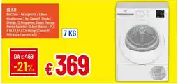 IperFamila BEKO Bmt73ew – Asciugatrice a Libera offerta