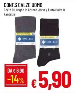IperFamila Conf. 3 calze uomo offerta