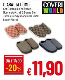 IperFamila Ciabatta uomo offerta