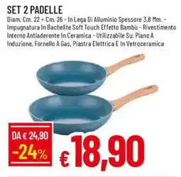IperFamila Set 2 padelle offerta