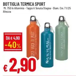 IperFamila Bottiglia termica sport offerta