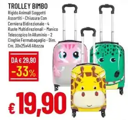 IperFamila Trolley bimbo offerta