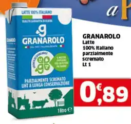 Sigma GRANAROLO Latte 100% Italiano parzialmente scremato offerta