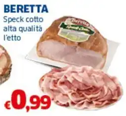 Sigma BERETTA Speck cotto alta qualità l'etto offerta