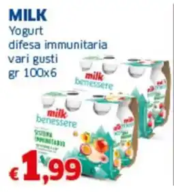 Sigma MILK Yogurt difesa immunitaria offerta