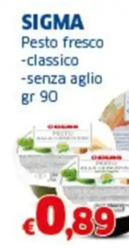 Sigma SIGMA Pesto fresco -classico -senza aglio offerta