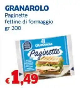 Sigma GRANAROLO Paginette fettine di formaggio offerta