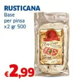 Sigma RUSTICANA Base per pinsa offerta