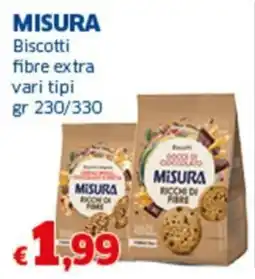 Sigma MISURA Biscotti fibre extra offerta