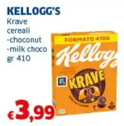 Sigma KELLOGG'S Krave cereali -choconut -milk choco offerta