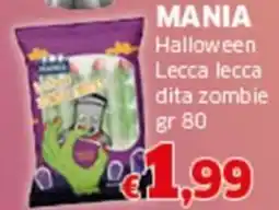 Sigma MANIA Halloween Lecca lecca dita zombie offerta