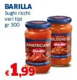 Sigma BARILLA Sughi ricchi offerta