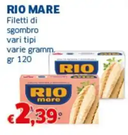 Sigma RIO MARE Filetti di sgombro offerta