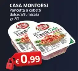 Sigma CASA MONTORSI Pancetta a cubetti dolce/affumicata offerta