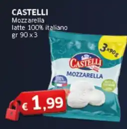 Sigma CASTELLI Mozzarella latte 100% italiano offerta