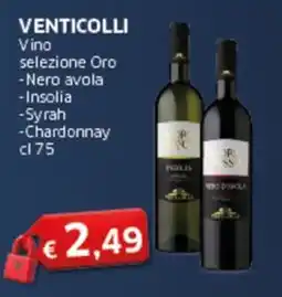 Sigma VENTICOLLI Vino selezione Oro offerta