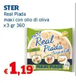Sigma STER Real Piada maxi con olio di oliva offerta