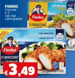 Sigma FINDUS Croccole x2 offerta