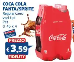 Sigma COCA COLA FANTA/SPRITE Regular/zero offerta