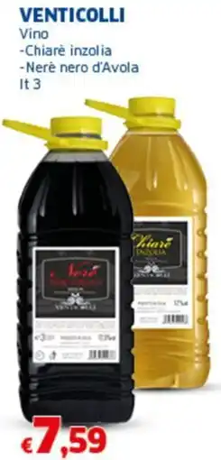 Sigma VENTICOLLI Vino offerta