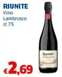 Sigma RIUNITE Vino Lambrusco offerta