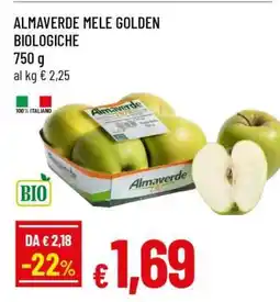 Famila ALMAVERDE MELE GOLDEN BIOLOGICHE offerta