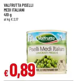 Famila VALFRUTTA Piselli Medi Italiani offerta