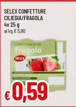 Famila SELEX CONFETTURE CILIEGIA/FRAGOLA offerta