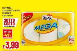 Famila FOXY MEGA ASCIUGATUTTO 2 VELI DECORATO offerta