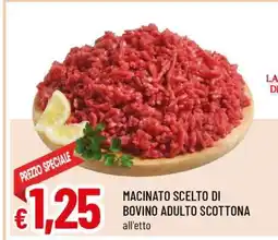 Famila Macinato Scelto di Bovino Adulto Scottona offerta