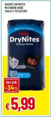 Famila Huggies Drynites offerta