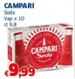 Sigma CAMPARI Soda Vap x 10 offerta