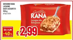 Famila GIOVANNI RANA LASAGNE GUSTI ASSORTITI offerta