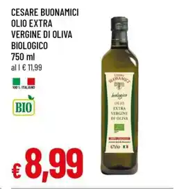 Famila CESARE BUONAMICI OLIO EXTRA VERGINE DI OLIVA BIOLOGICO offerta