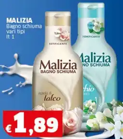 Sigma MALIZIA Bagno schiuma offerta