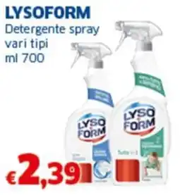 Sigma LYSOFORM Detergente spray offerta