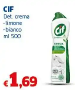 Sigma CIF Det. crema -limone -bianco offerta
